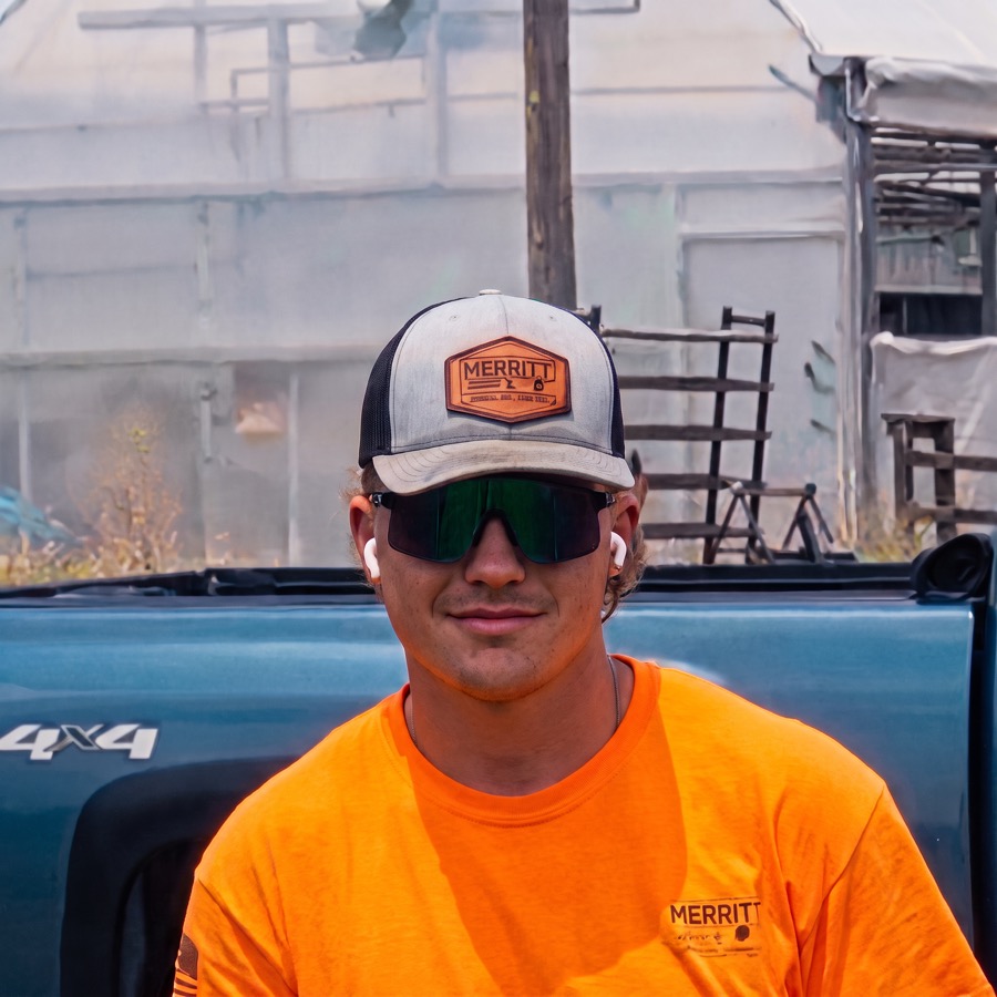 Nolan Merritt, owner of Merritt Lawn & Landscaping